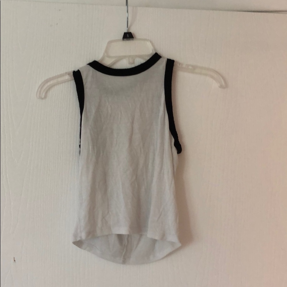 Charlotte Russe Muscle Tank Crop Top